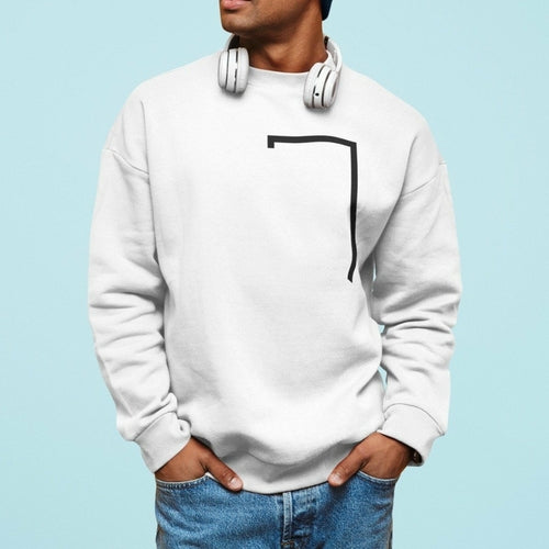 Mens Angled Logo Sweatshirt