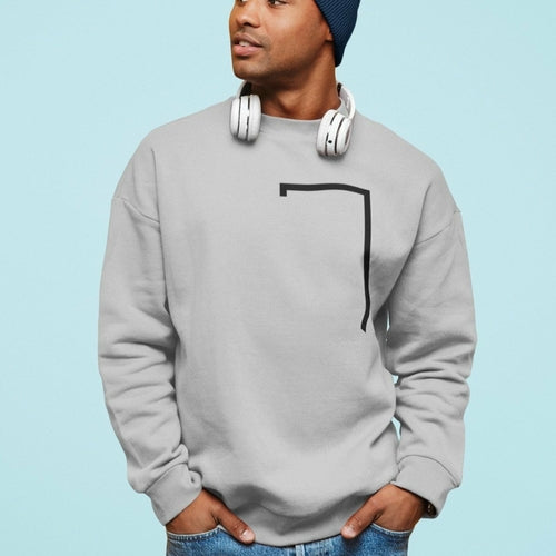 Mens Angled Logo Sweatshirt